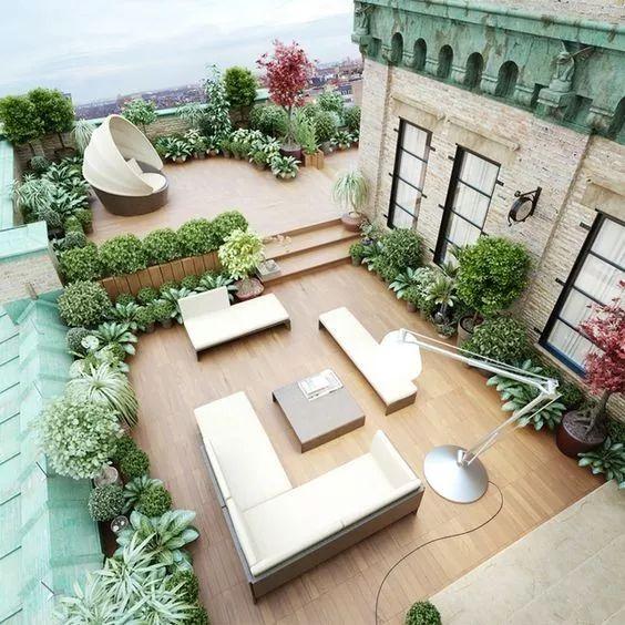 100款屋顶花园露台设计