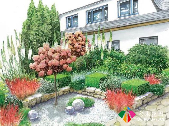 小庭院植物的空间构成——利用小庭院植物界定空间