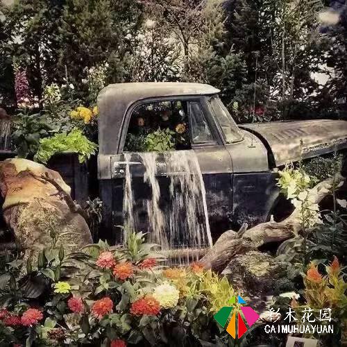 庭院水景之旧物改造