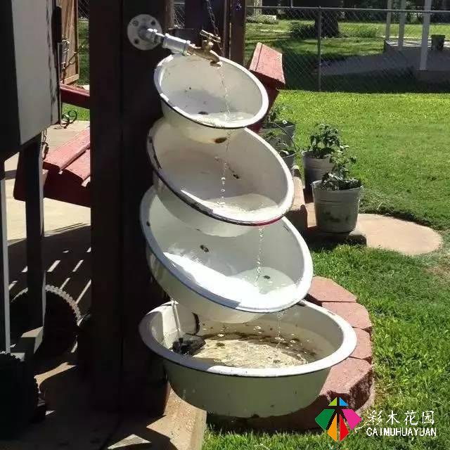 庭院水景之旧物改造