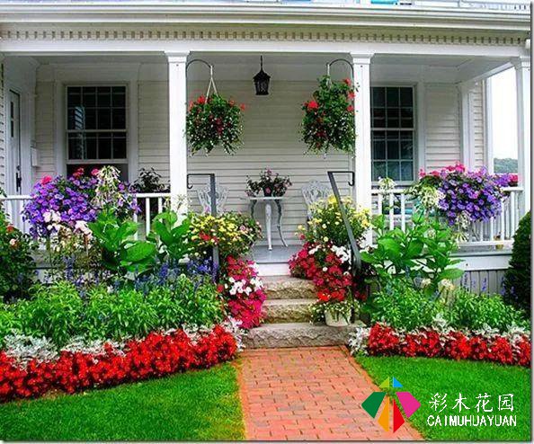 庭院花园花境设计——暖色调的花境