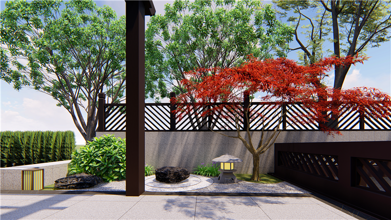 重庆约克郡一号湖畔私家花园设计案例效果图9